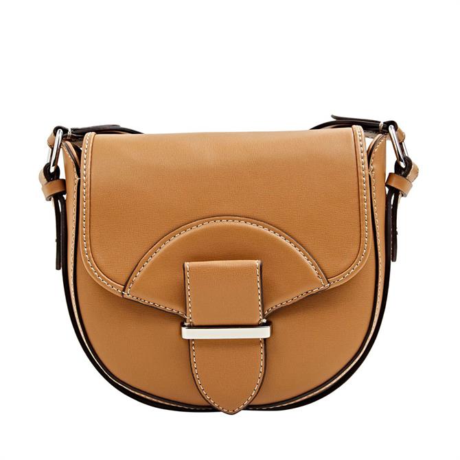 Esprit Faux  Leather Tan Saddle Bag